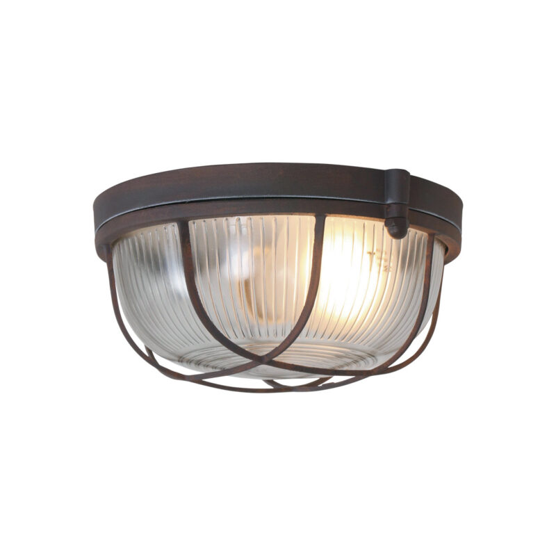 Plafondlamp Lisanne 1342B Bruin met E27 fitting - Afbeelding 2