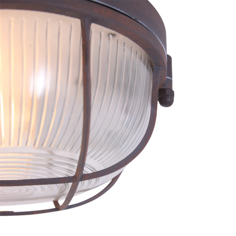 Plafondlamp Lisanne 1342B Bruin met E27 fitting - Afbeelding 4