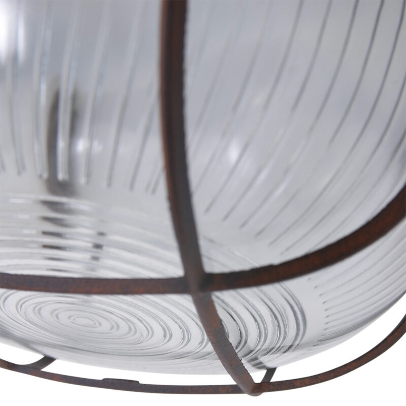 Plafondlamp Lisanne 1342B Bruin met E27 fitting - Afbeelding 5