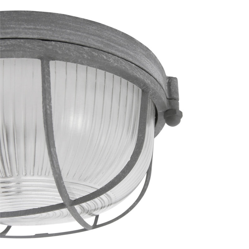 Plafondlamp Lisanne 1342GR Grijs met E27 fitting - Afbeelding 4