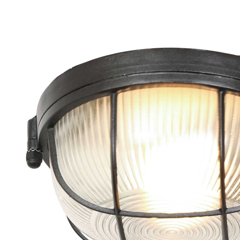 Plafondlamp Lisanne 1342ZW Zwart E27 fitting - Afbeelding 3