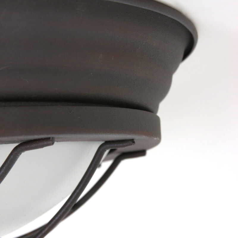 Plafondlamp Lisanne 1357B Bruin met E27 fitting - Afbeelding 5