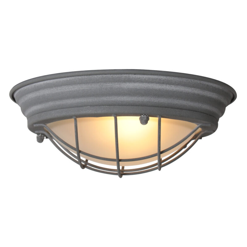 Plafondlamp Lisanne 1357GR Grijs met E27 fitting - Afbeelding 2