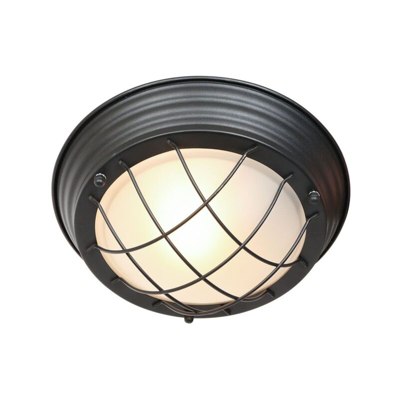 Plafondlamp Lisanne 1357ZW Zwart met E27 fitting - Afbeelding 9