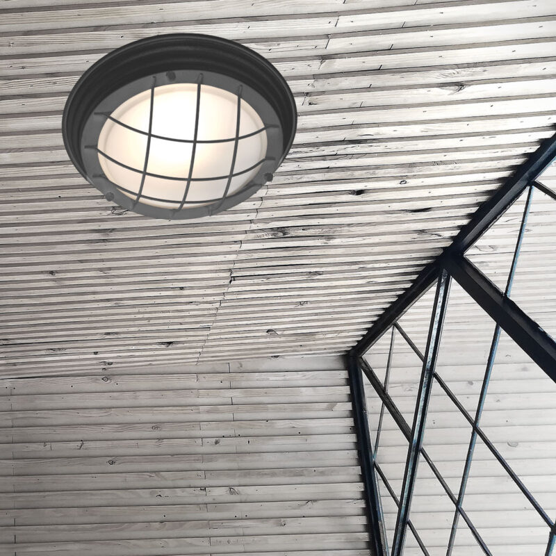 Plafondlamp Lisanne 1357ZW Zwart met E27 fitting - Afbeelding 3
