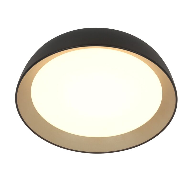 Plafondlamp Mykty 3688ZW zwart met goud Ø45 cm 3200 Lumen - Afbeelding 8