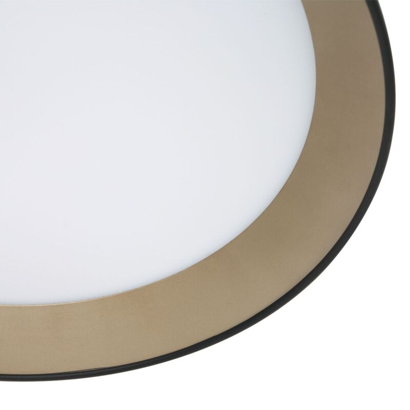 Plafondlamp Mykty 3688ZW zwart met goud Ø45 cm 3200 Lumen - Afbeelding 10