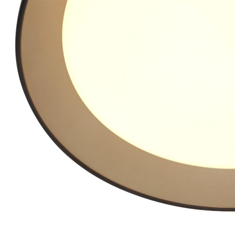 Plafondlamp Mykty 3688ZW zwart met goud Ø45 cm 3200 Lumen - Afbeelding 11