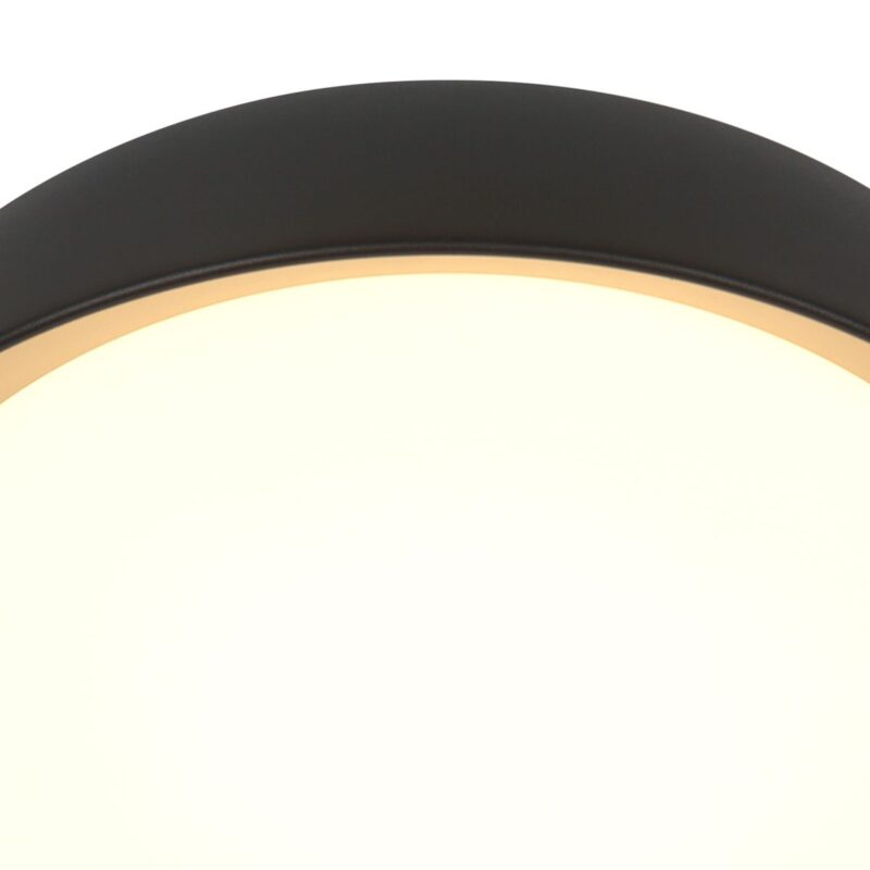 Plafondlamp Mykty 3688ZW zwart met goud Ø45 cm 3200 Lumen - Afbeelding 4
