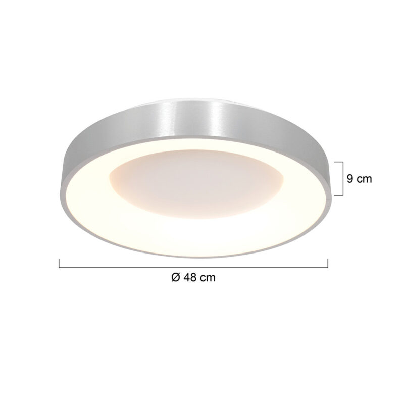 Plafondlamp RInglede 2563ZI Zilver Ø48cm - Afbeelding 7