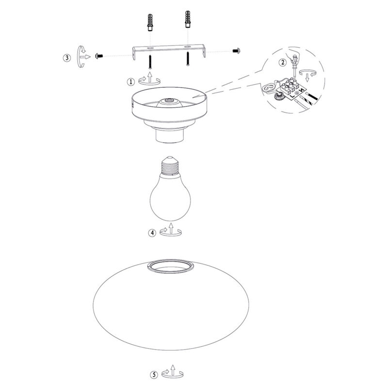 Plafondlamp Reflexion Smoke 3387ZW 25cm - Afbeelding 9