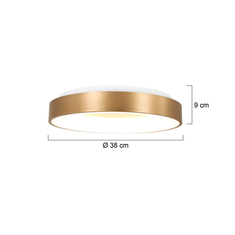 Plafondlamp Ringlede 2562GO Goud Ø38cm - Afbeelding 7