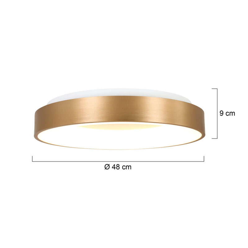 Plafondlamp Ringlede 2563GO Goud Ø48cm - Afbeelding 7