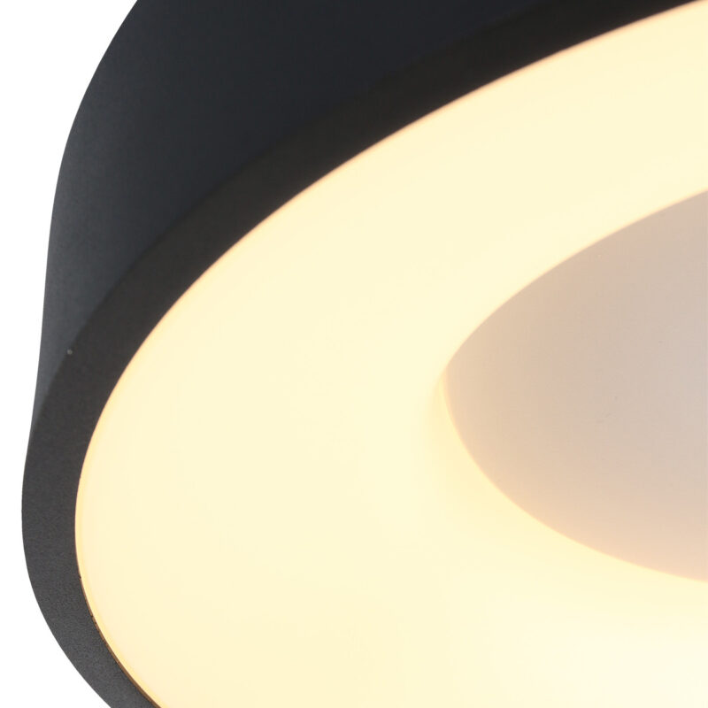 Plafondlamp Ringlede 2563ZW Zwart Ø48cm - Afbeelding 5