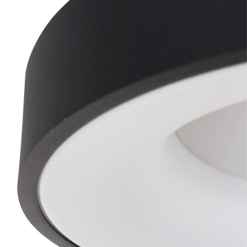 Plafondlamp Ringlede 2563ZW Zwart Ø48cm - Afbeelding 6