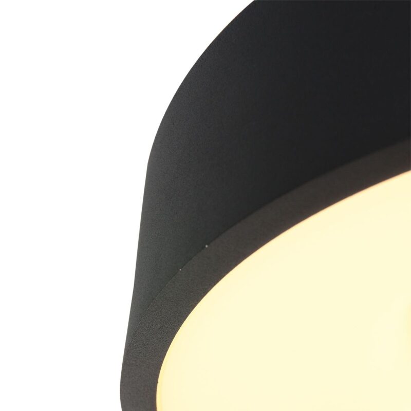 Plafondlamp Ringlede 3086ZW Zwart Ø30cm - Afbeelding 14