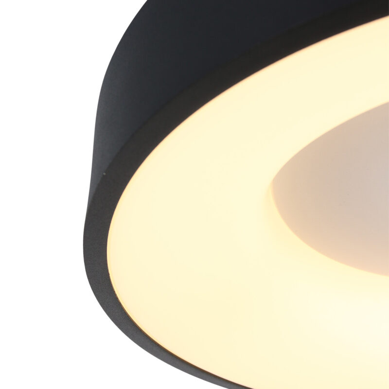 Plafondlamp Ringlede 3086ZW Zwart Ø30cm - Afbeelding 4