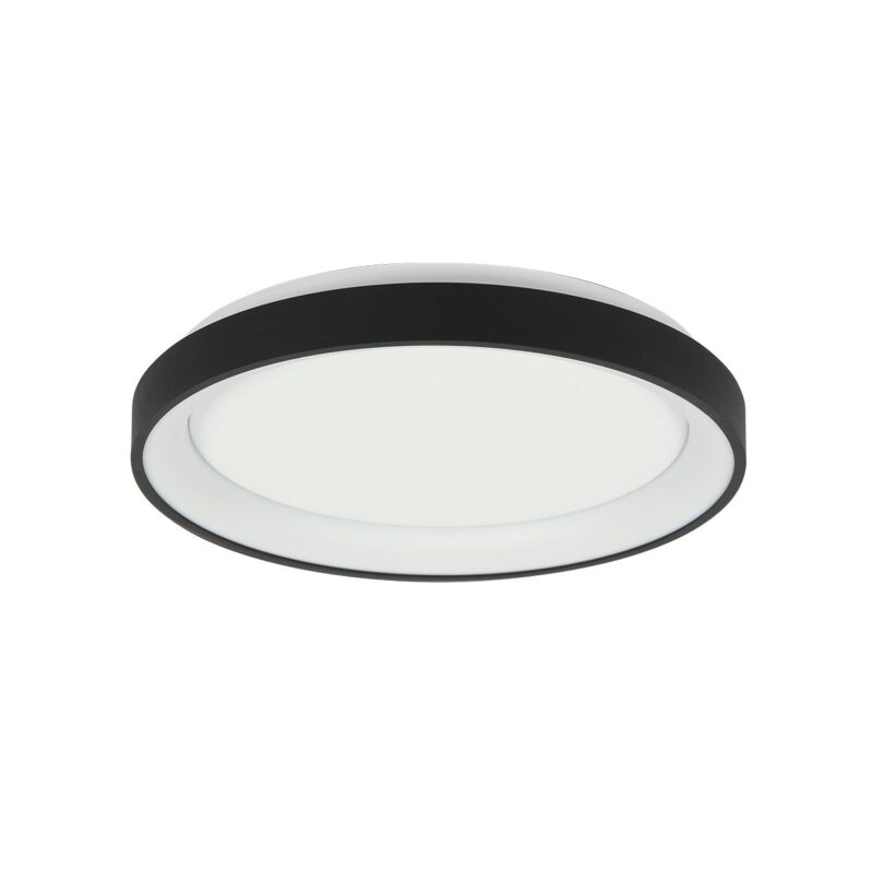 Plafondlamp Ringlede 3690ZW Zwart rond 28 cm dimbaar - Afbeelding 2