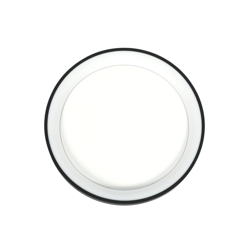 Plafondlamp Ringlede 3690ZW Zwart rond 28 cm dimbaar - Afbeelding 11