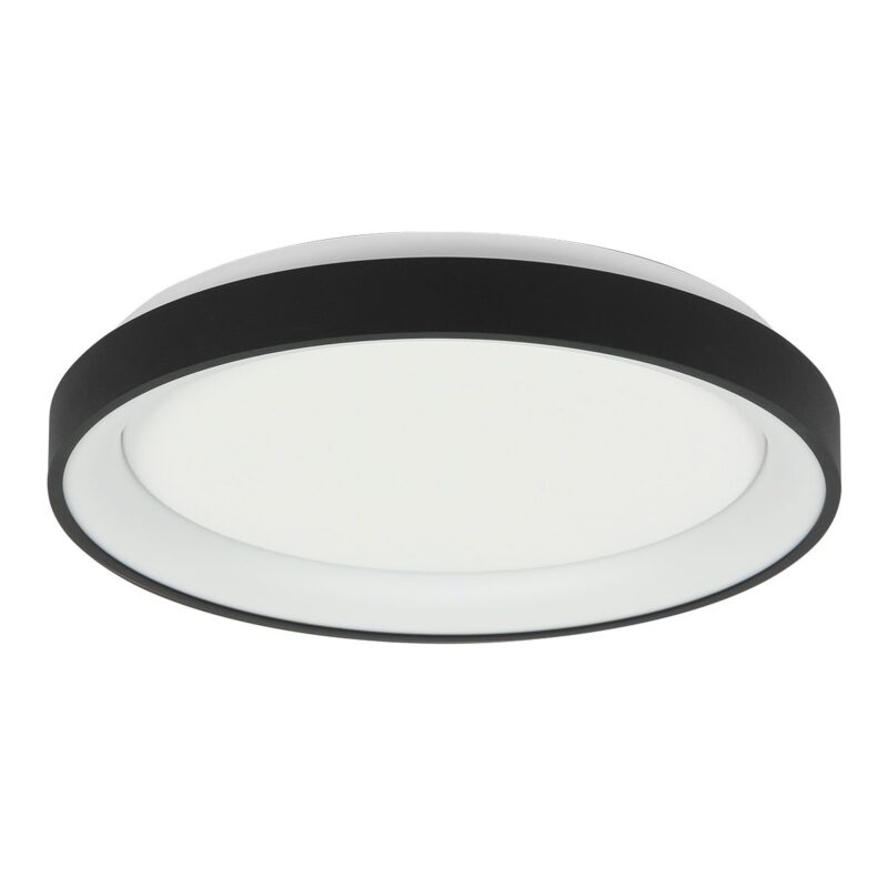 Plafondlamp Ringlede 3691ZW Zwart goed dimbaar - Afbeelding 2