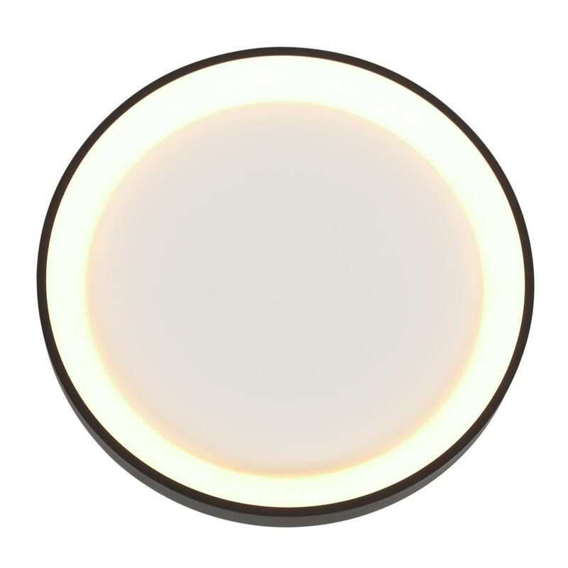 Plafondlamp Ringlede 3691ZW Zwart goed dimbaar - Afbeelding 11