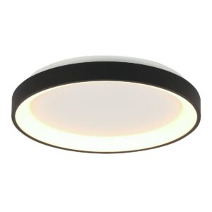 Plafondlamp Ringlede 3691ZW Zwart goed dimbaar
