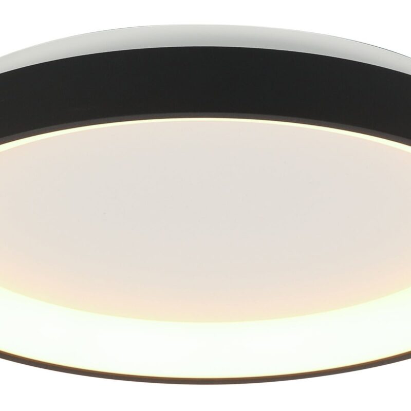 Plafondlamp Ringlede 3691ZW Zwart goed dimbaar - Afbeelding 7
