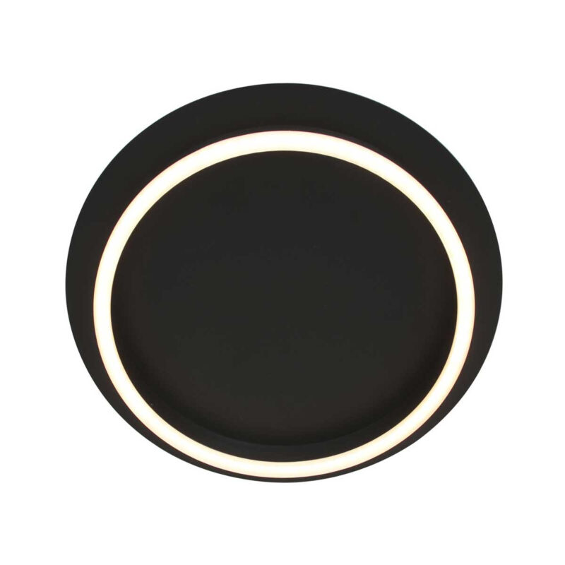Plafondlamp Ringlux 3655ZW Zwart Ø32 2000 Lumen - Afbeelding 10