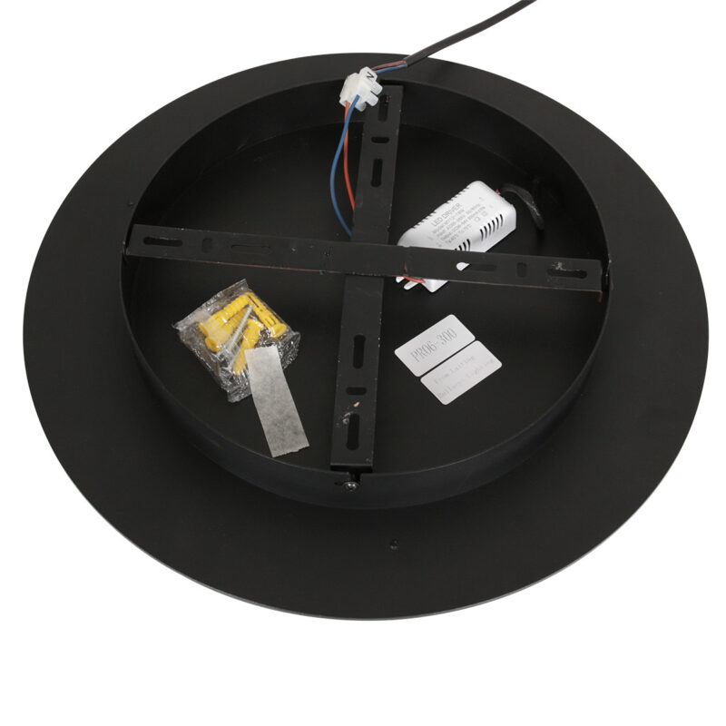 Plafondlamp Ringlux 3655ZW Zwart Ø32 2000 Lumen - Afbeelding 11