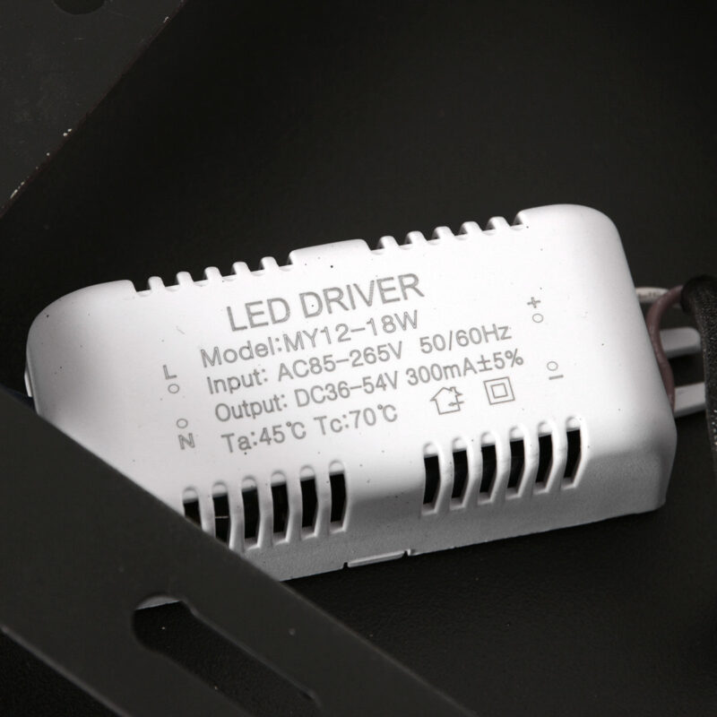 Plafondlamp Ringlux 3655ZW Zwart Ø32 2000 Lumen - Afbeelding 13