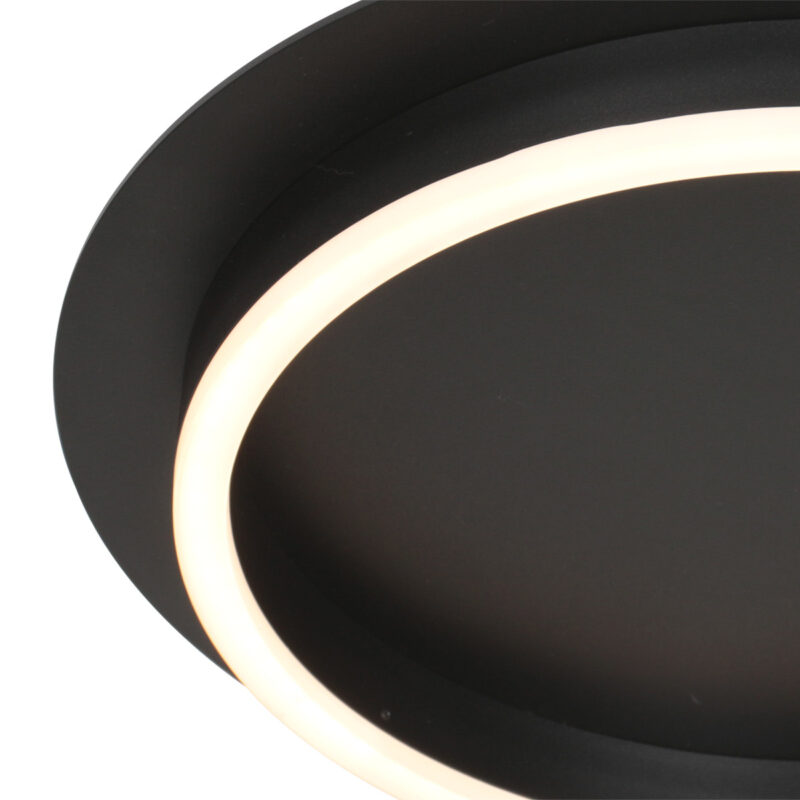 Plafondlamp Ringlux 3655ZW Zwart Ø32 2000 Lumen - Afbeelding 4