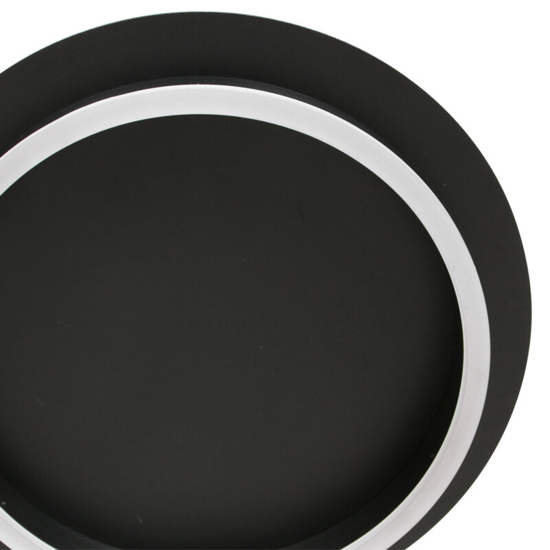 Plafondlamp Ringlux 3655ZW Zwart Ø32 2000 Lumen - Afbeelding 5