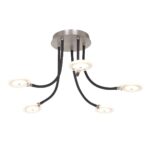 Plafondlamp Turound 3375ST Staal