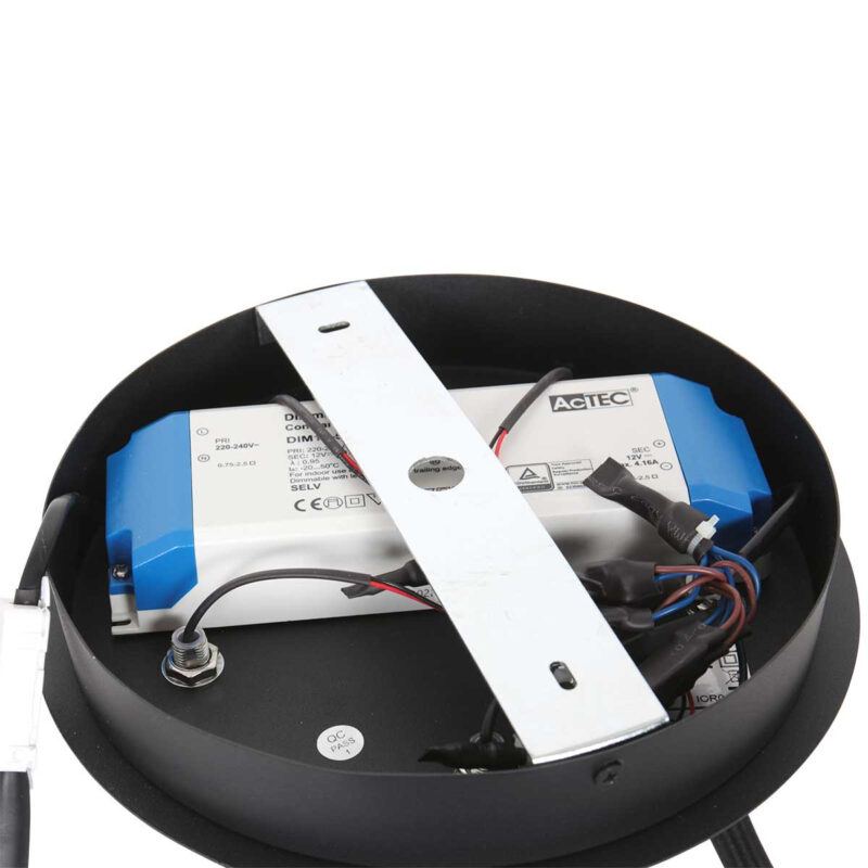 Plafondlamp Turound 3375ZW Zwart - Afbeelding 13