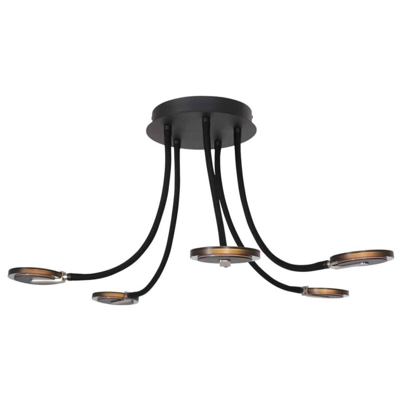 Plafondlamp Turound 3376ZW Zwart - Afbeelding 2