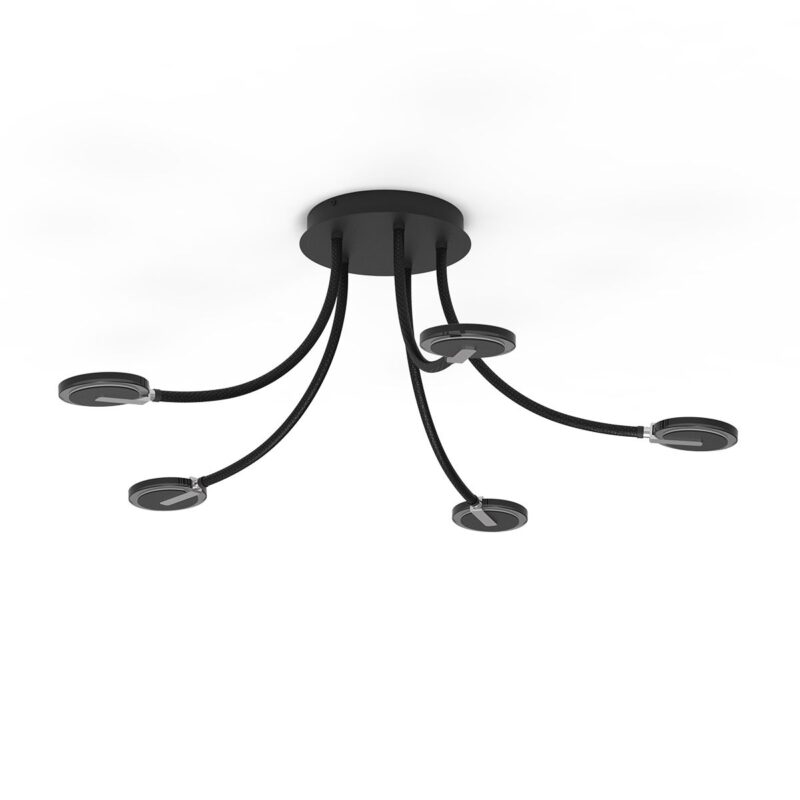 Plafondlamp Turound 3376ZW Zwart - Afbeelding 9