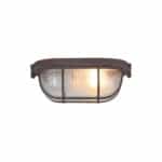 Lichtarmatuur met roestvrij stalen afwerking en ribbelglas, geschikt voor gevel- en wandverlichting in industriële of modern design.