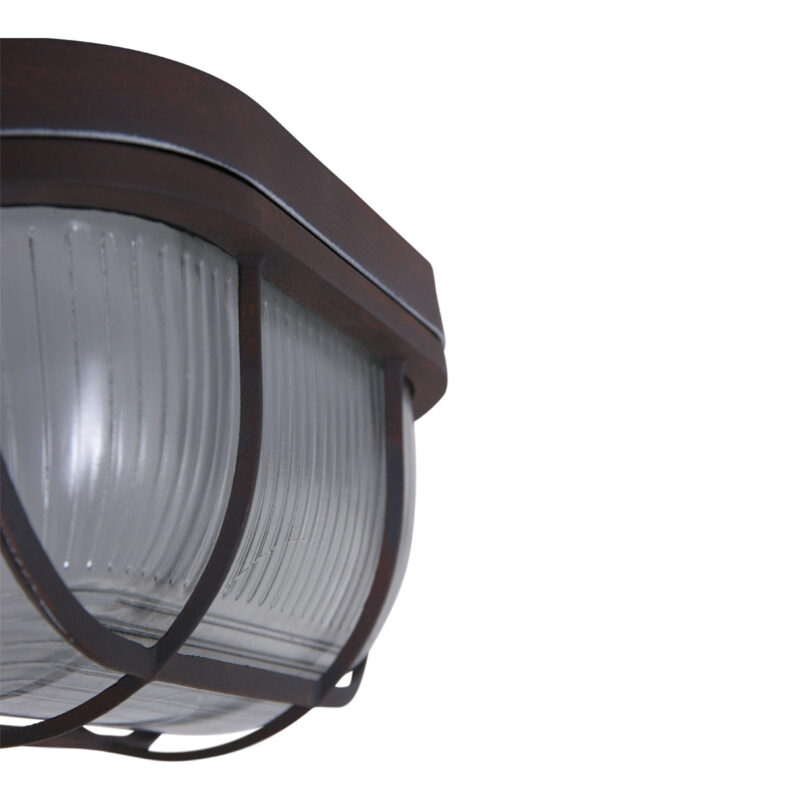 Plafondlamp wandlamp Lisanne 1340B Bruin E27 - Afbeelding 5