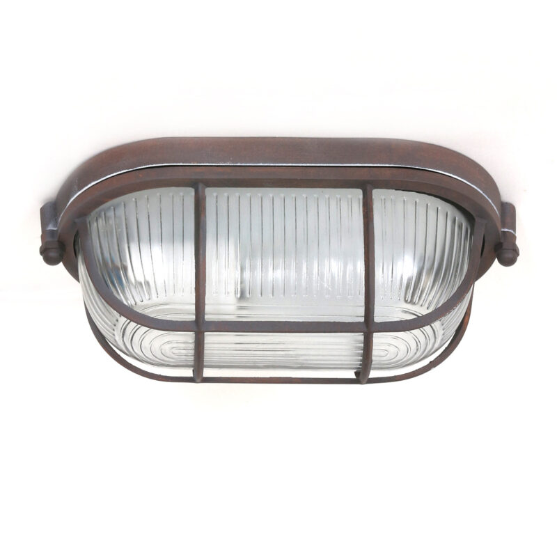 Plafondlamp wandlamp Lisanne 1340B Bruin E27 - Afbeelding 6