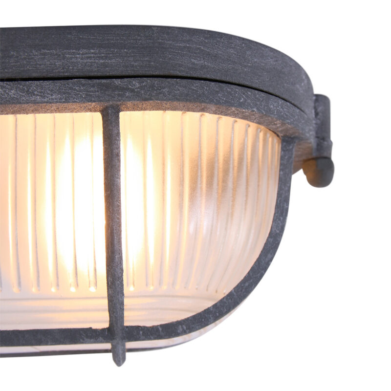 Plafondlamp wandlamp Lisanne 1340G Grijs E27 - Afbeelding 4