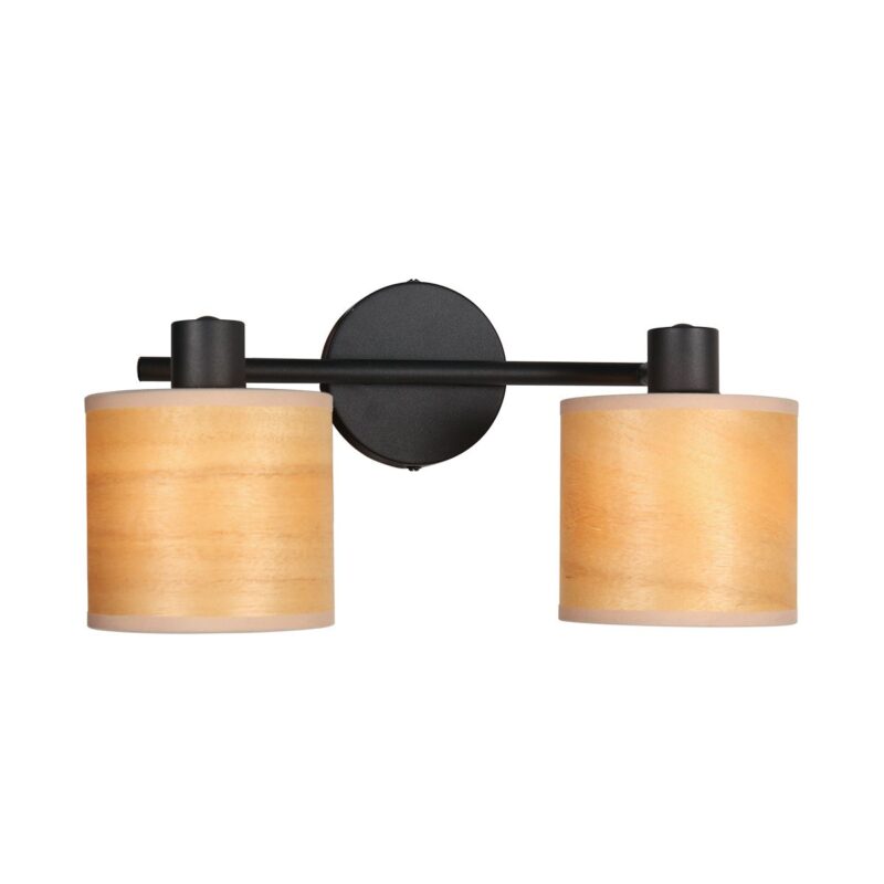 Ceiling spotlight Bambus 3666ZW Black with wooden caps - Image 8