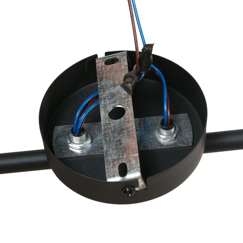 Ceiling spotlight Bambus 3666ZW Black with wooden caps - Image 11