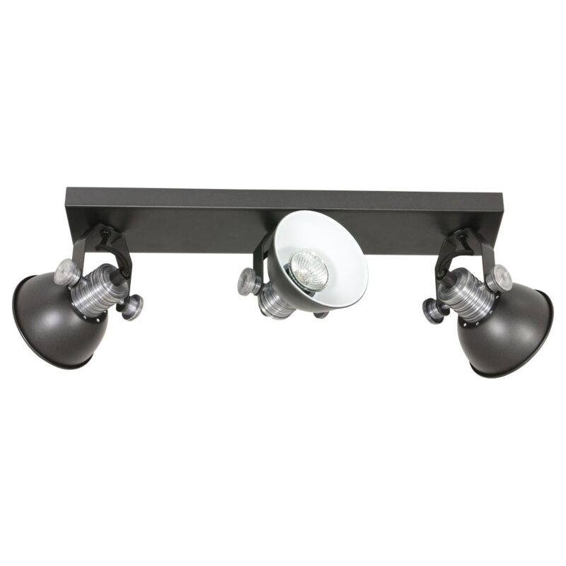 Plafondspot Brooklyn 2134ZW Zwart inclusief GU10 lichtbronnen - Afbeelding 15