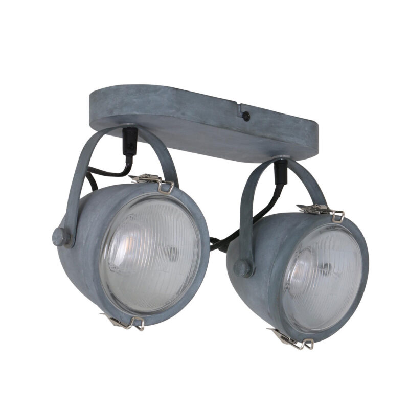 Plafondspot Paco 1312GR Grijs inclusief lichtbronnen - Afbeelding 13