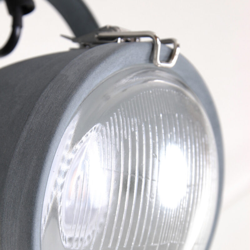 Plafondspot Paco 1312GR Grijs inclusief lichtbronnen - Afbeelding 4