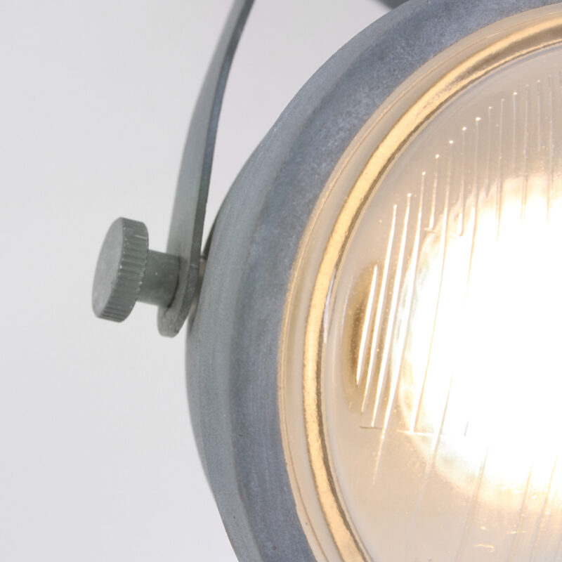 Plafondspot Paco 1312GR Grijs inclusief lichtbronnen - Afbeelding 5