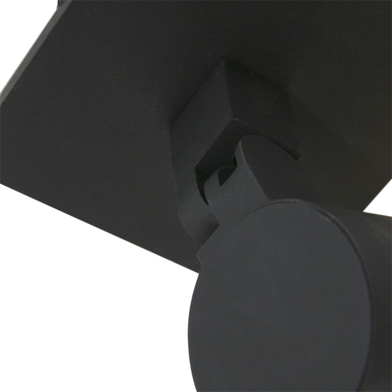 Plafondspot Points Noirs 3059ZW Zwart opbouwspot inclusief lichtbron - Afbeelding 4