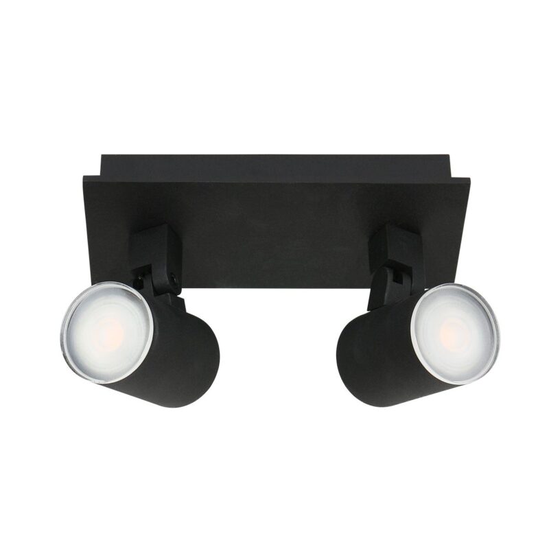Plafondspot Points Noirs 3060ZW Zwart 2 lichts opbouwspot - Afbeelding 11