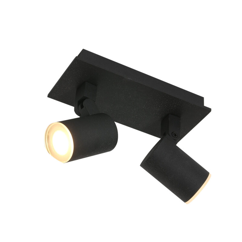Plafondspot Points Noirs 3060ZW Zwart 2 lichts opbouwspot - Afbeelding 15