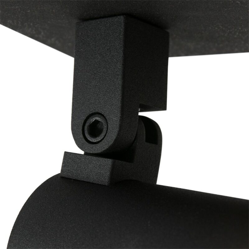 Plafondspot Points Noirs 3061ZW Zwart 3 lichts opbouwspot - Afbeelding 11